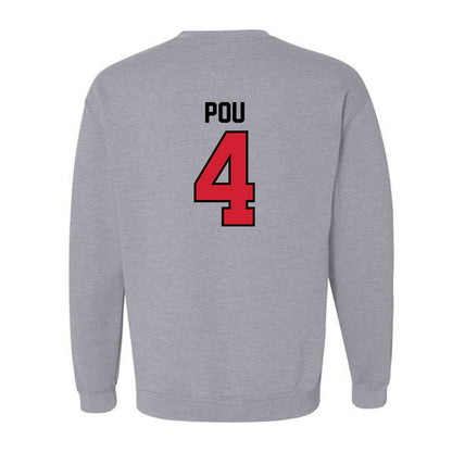 Valdosta State - NCAA Baseball : Isaiah Pou - Classic Shersey Crewneck Sweatshirt-1