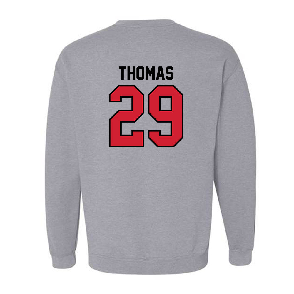 Valdosta State - NCAA Football : RoyMarr Thomas - Classic Shersey Crewneck Sweatshirt-1