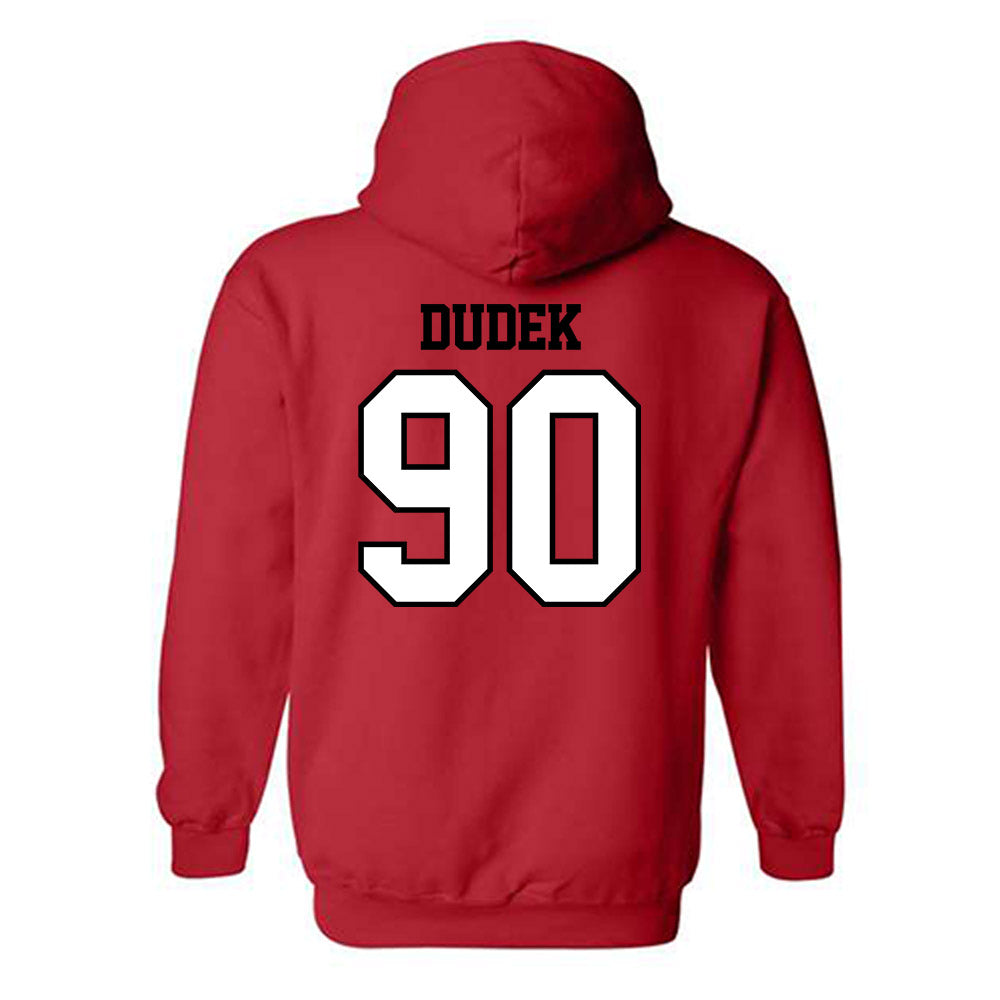 Valdosta State - NCAA Football : Malakai Dudek - Classic Shersey Hooded Sweatshirt-1