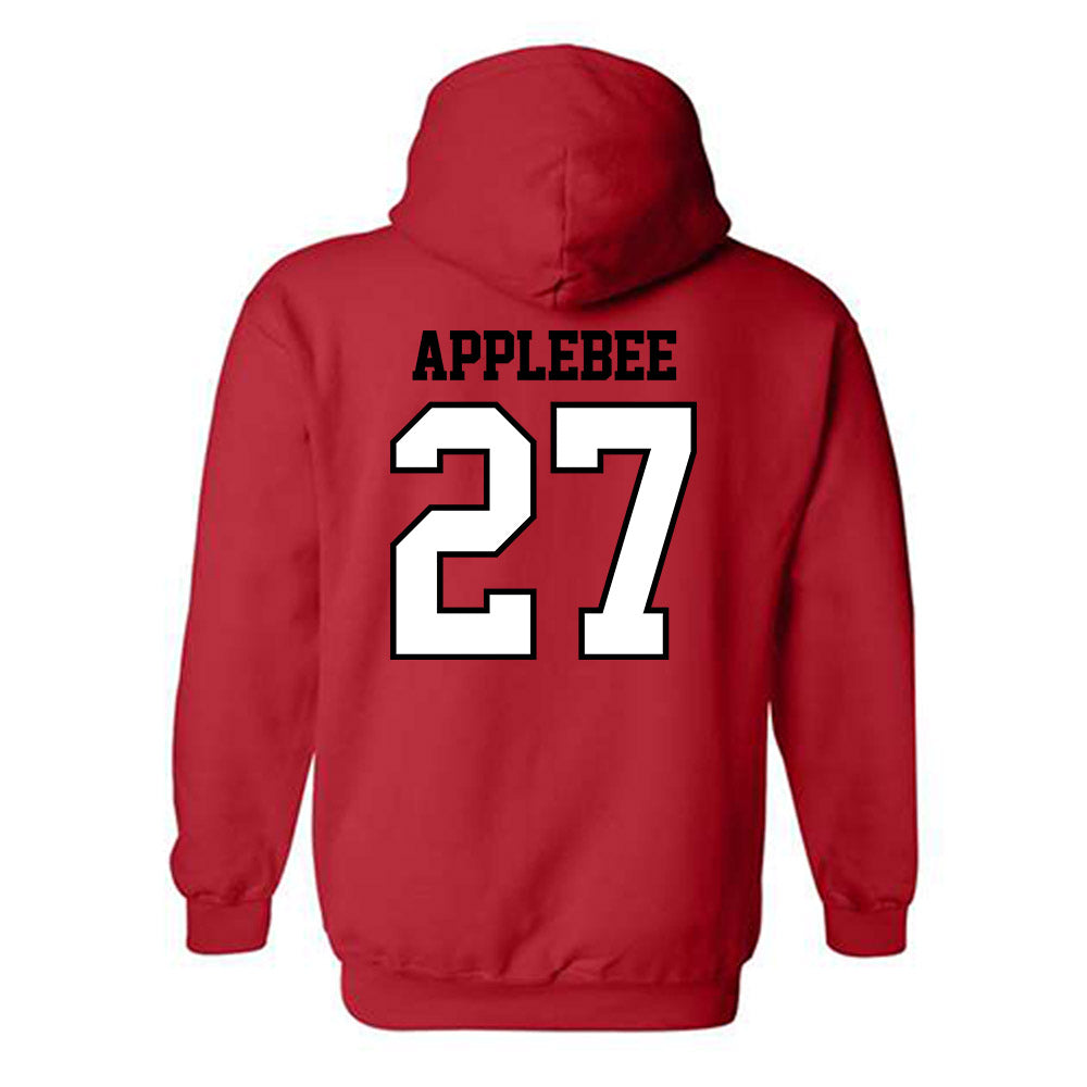 Valdosta State - NCAA Softball : Riley Applebee - Classic Shersey Hooded Sweatshirt-1