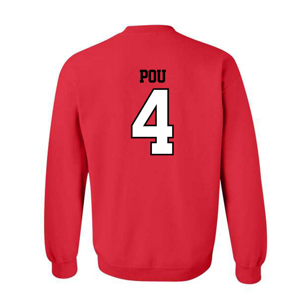 Valdosta State - NCAA Baseball : Isaiah Pou - Classic Shersey Crewneck Sweatshirt-1