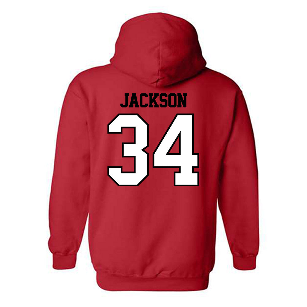 Valdosta State - NCAA Baseball : Trey Jackson - Classic Shersey Hooded Sweatshirt-1