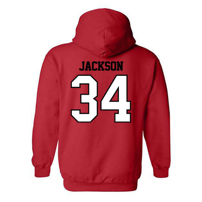 Valdosta State - NCAA Baseball : Trey Jackson - Classic Shersey Hooded Sweatshirt-1