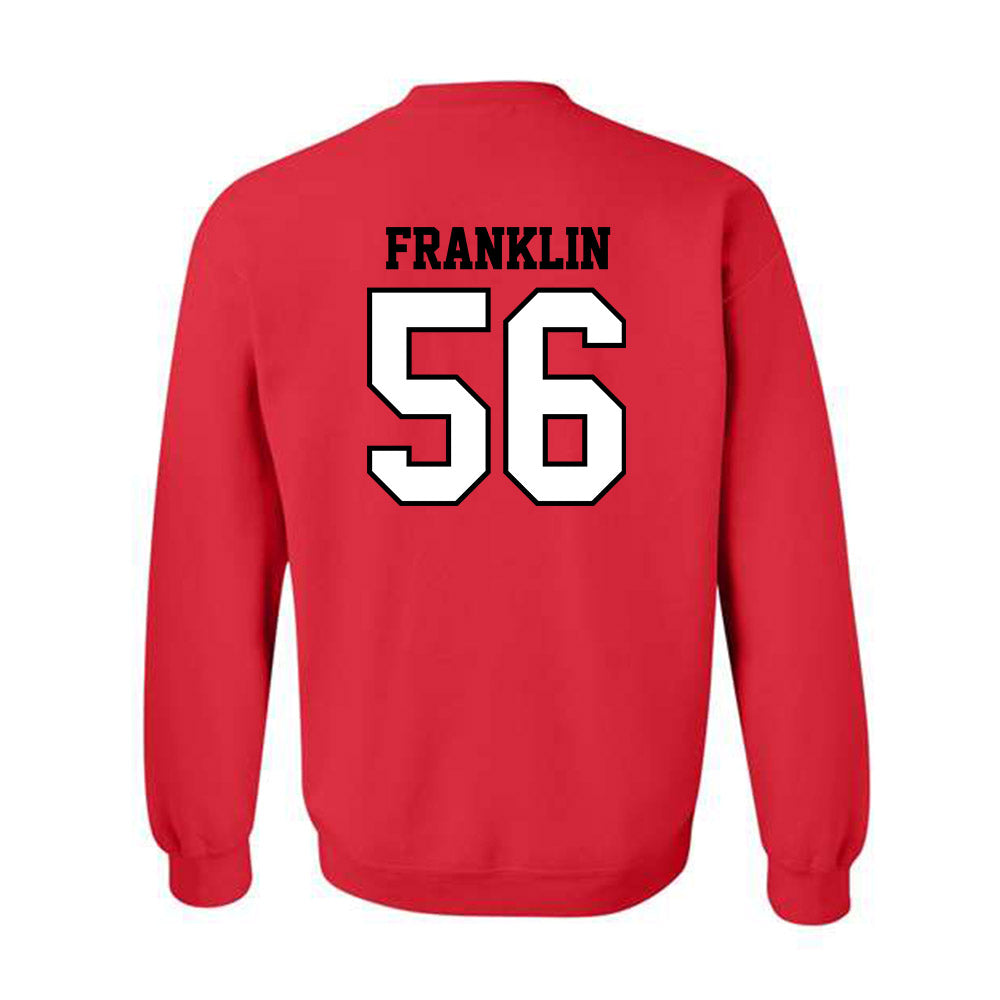 Valdosta State - NCAA Football : Javerius Franklin - Classic Shersey Crewneck Sweatshirt-1