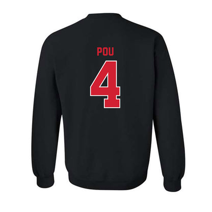 Valdosta State - NCAA Baseball : Isaiah Pou - Classic Shersey Crewneck Sweatshirt-1