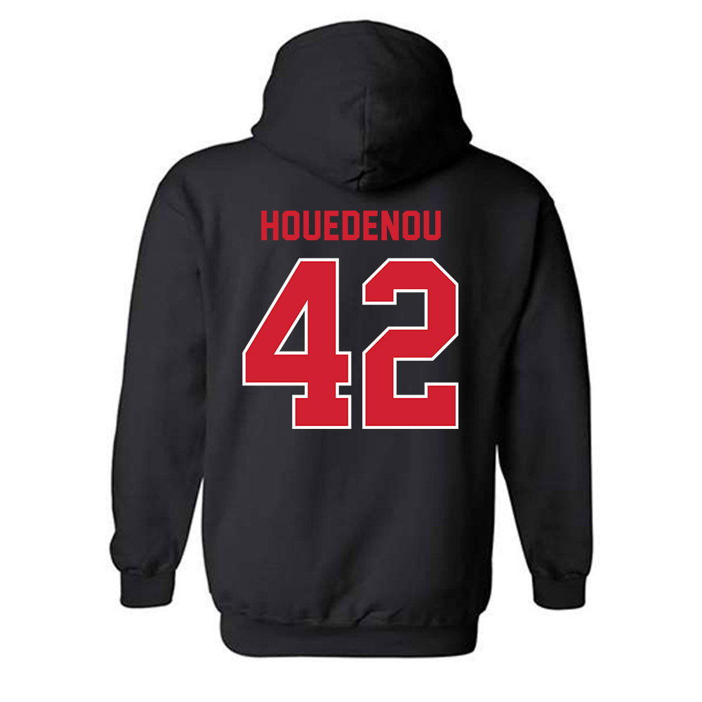 Valdosta State - NCAA Football : Joel Houedenou - Classic Shersey Hooded Sweatshirt-1