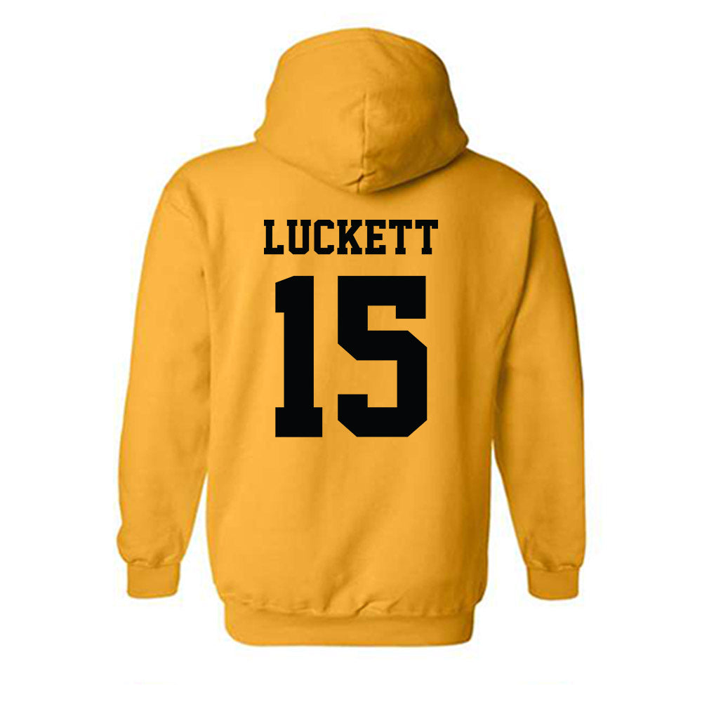 Wichita State - NCAA Women's Volleyball : Trinity Luckett - Classic Shersey Hooded Sweatshirt-1