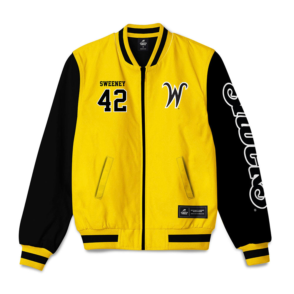 Wichita State - NCAA Baseball : MJ Sweeney - Bomber Jacket-0