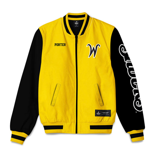 Wichita State - NCAA Men's Track & Field : Luke Porter - Bomber Jacket-0
