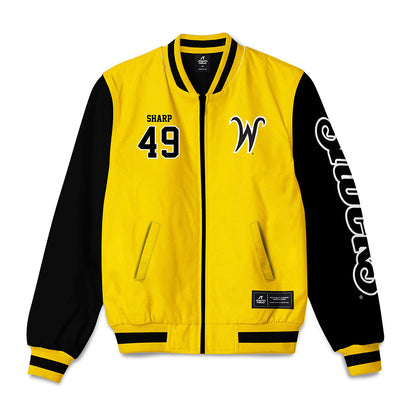 Wichita State - NCAA Baseball : Dax Sharp - Bomber Jacket-0