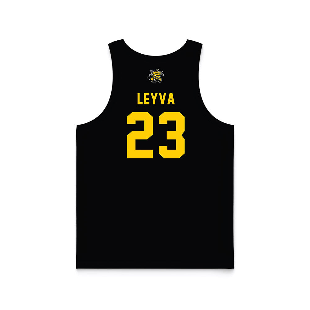 Wichita State - NCAA Women's Basketball : Alexis Leyva - Black Basketball Jersey-1