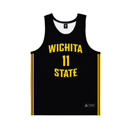 Wichita State - NCAA Women's Basketball : Aaliyah Broadus - Black Basketball Jersey-0