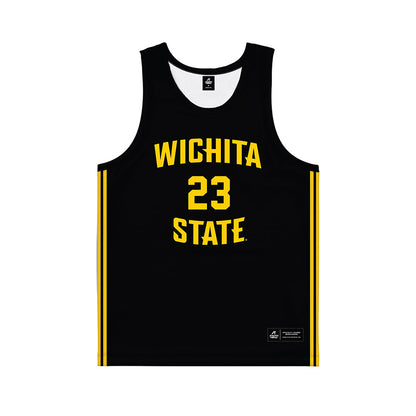 Wichita State - NCAA Women's Basketball : Alexis Leyva - Black Basketball Jersey-0