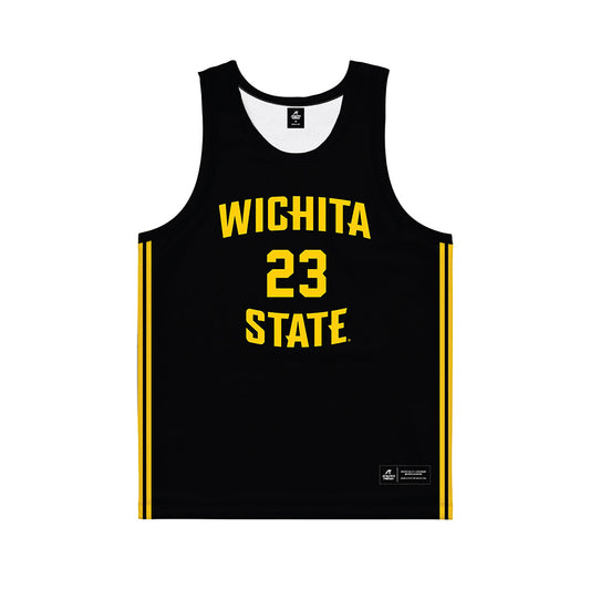 Wichita State - NCAA Women's Basketball : Alexis Leyva - Black Basketball Jersey-0