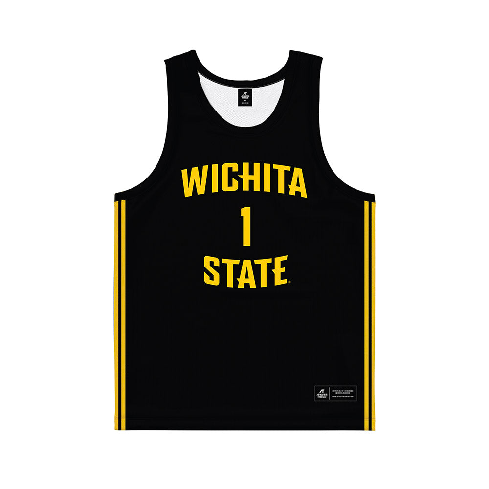 Wichita State - NCAA Women's Basketball : Jamari Milton - Black Basketball Jersey-0