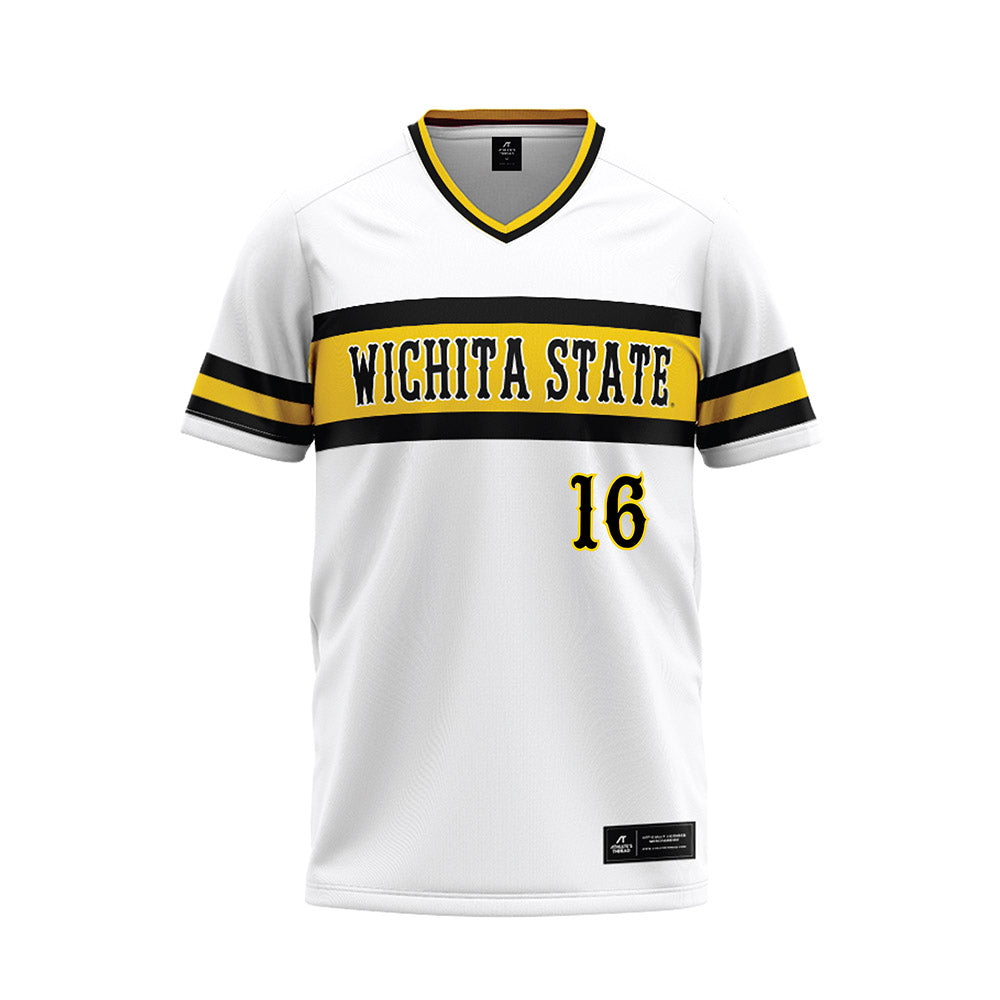 Wichita State - NCAA Softball : Trinity Allen - White Baseball Jersey-0