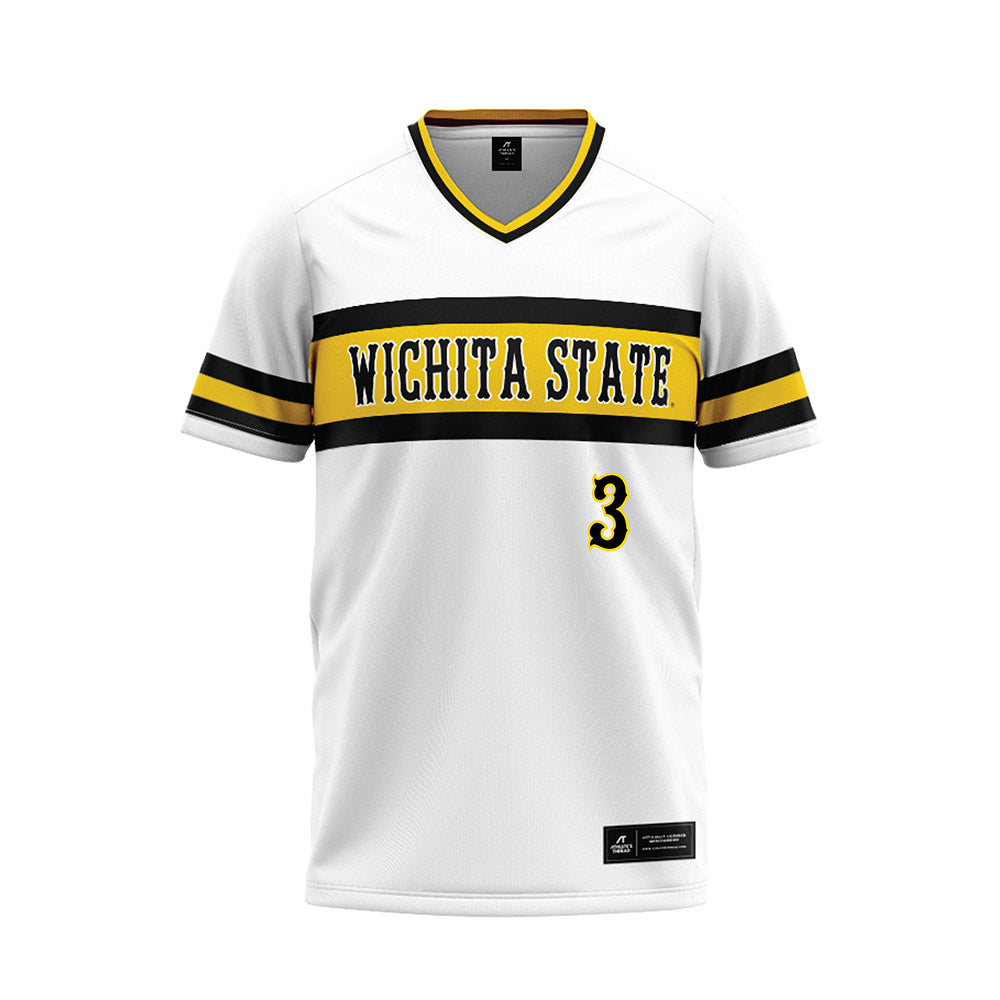 Wichita State - NCAA Softball : Morgan Lloyd - White Baseball Jersey-0