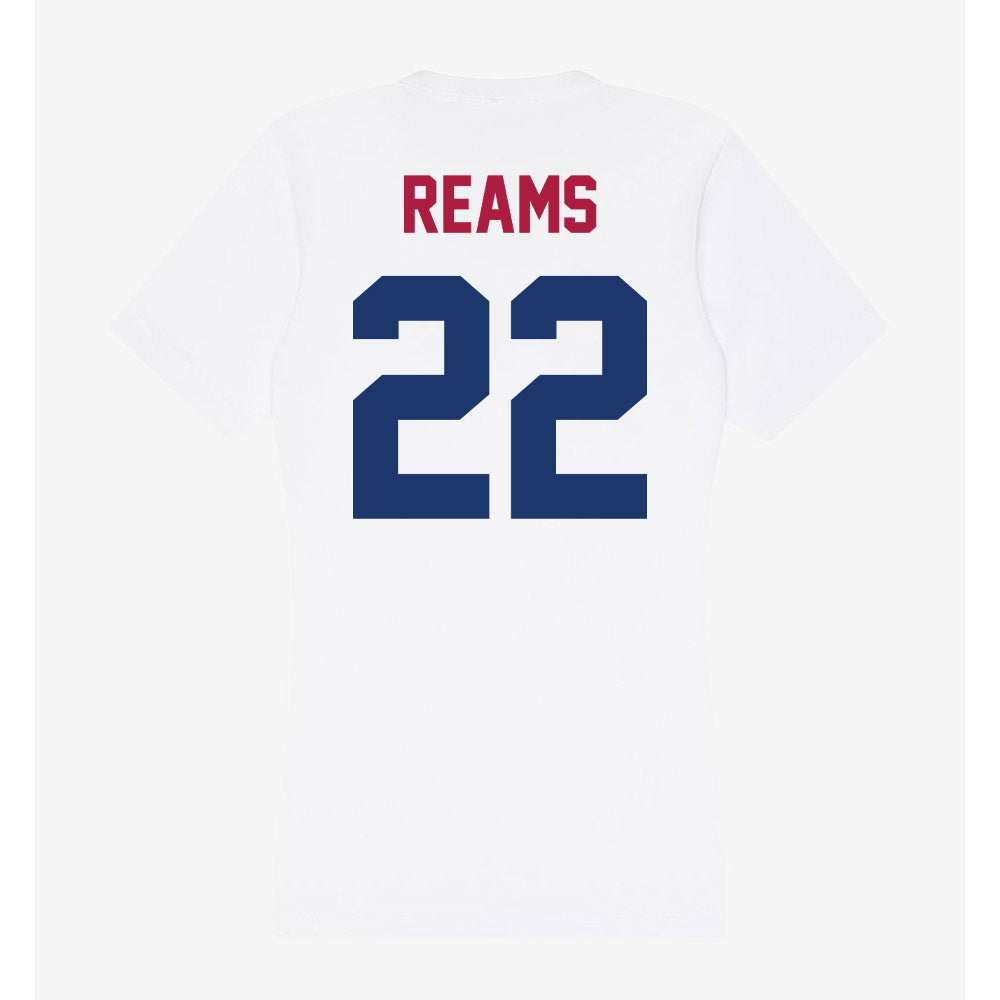 Detroit Mercy - NCAA Softball : Jaycee Reams - Women's V-Neck T-Shirt-1