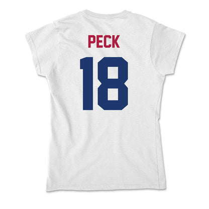 Detroit Mercy - NCAA Women's Lacrosse : Jane Peck - Soft Style Women’s T-Shirt-1