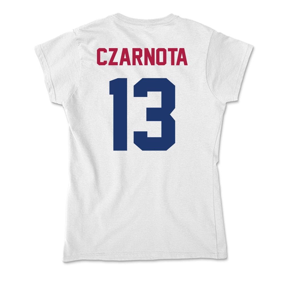 Detroit Mercy - NCAA Men's Lacrosse : Jacob Czarnota - Soft Style Women’s T-Shirt-1