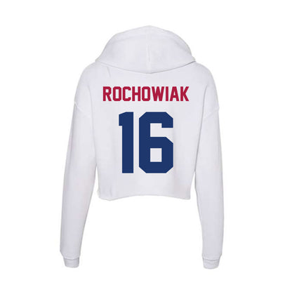 Detroit Mercy - NCAA Men's Lacrosse : Sam Rochowiak - Women's Crop Fleece Hoodie-1