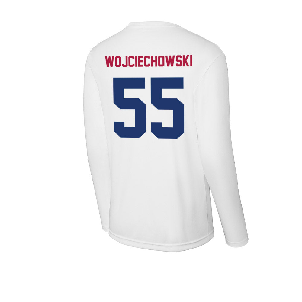 Detroit Mercy - NCAA Men's Lacrosse : DJ Wojciechowski - Activewear Long Sleeve T-Shirt-3