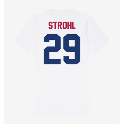 Detroit Mercy - NCAA Softball : Alyssa Strohl - Women's V-Neck T-Shirt-1