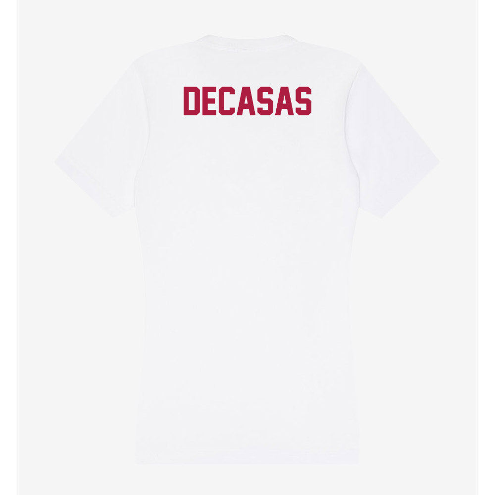 Detroit Mercy - NCAA Men's Track & Field : Joseph DeCasas - Women's V-Neck T-Shirt-1