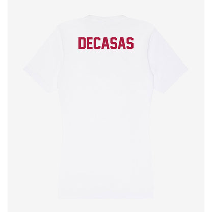 Detroit Mercy - NCAA Men's Track & Field : Joseph DeCasas - Women's V-Neck T-Shirt-1