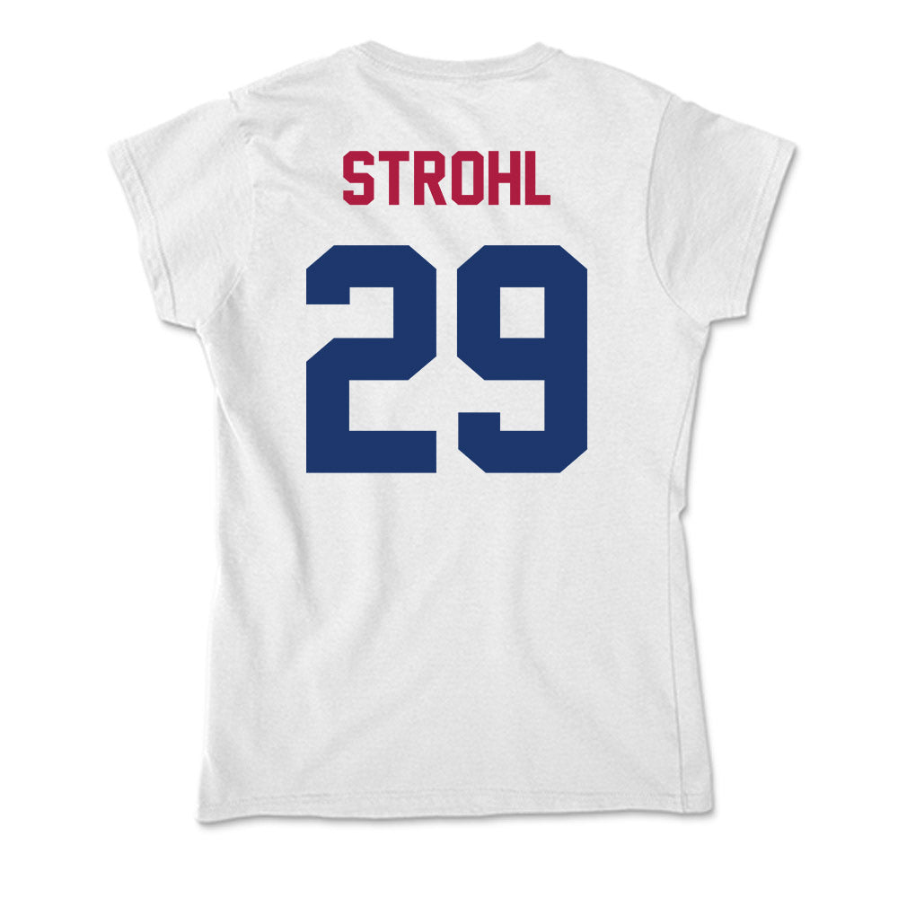 Detroit Mercy - NCAA Softball : Alyssa Strohl - Soft Style Women’s T-Shirt-1