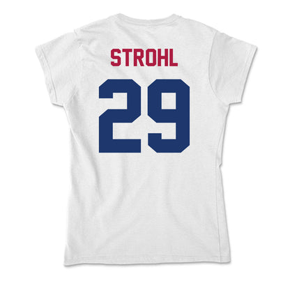 Detroit Mercy - NCAA Softball : Alyssa Strohl - Soft Style Women’s T-Shirt-1