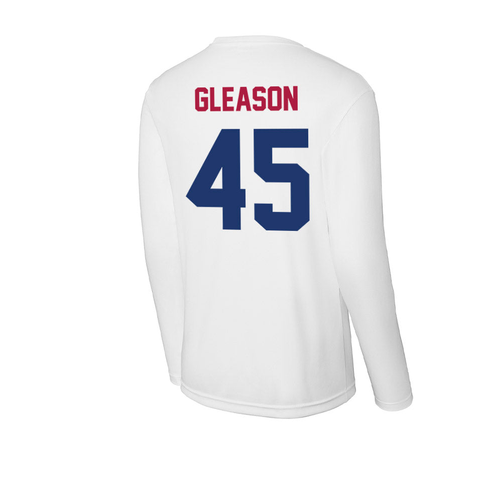 Detroit Mercy - NCAA Men's Lacrosse : Zach Gleason - Activewear Long Sleeve T-Shirt-2