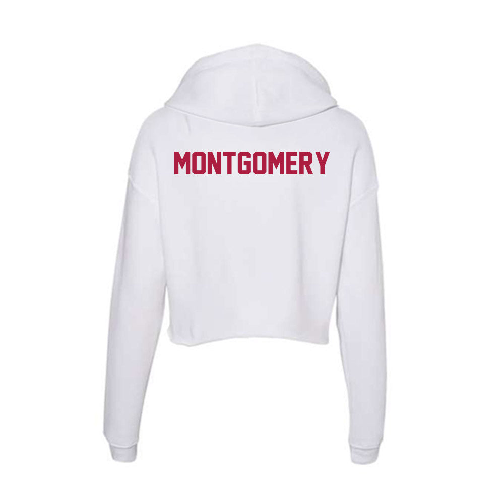 Detroit Mercy - NCAA Women's Track & Field : Madison Montgomery - Women's Crop Fleece Hoodie-1