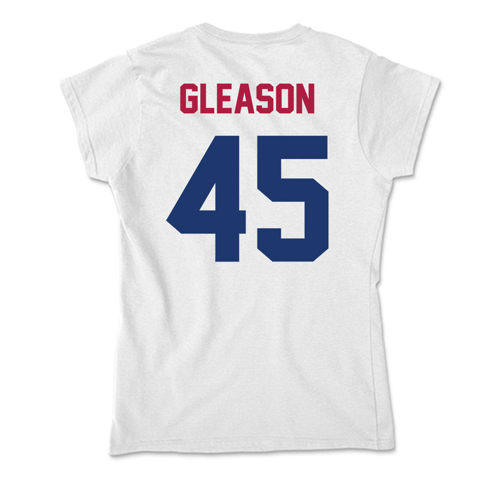 Detroit Mercy - NCAA Men's Lacrosse : Zach Gleason - Soft Style Women’s T-Shirt-1