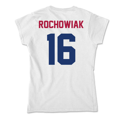 Detroit Mercy - NCAA Men's Lacrosse : Sam Rochowiak - Soft Style Women’s T-Shirt-1