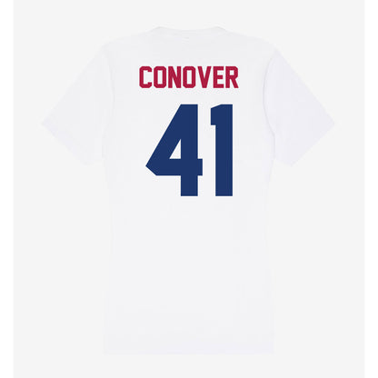 Detroit Mercy - NCAA Men's Lacrosse : Ethan Conover - Women's V-Neck T-Shirt-1