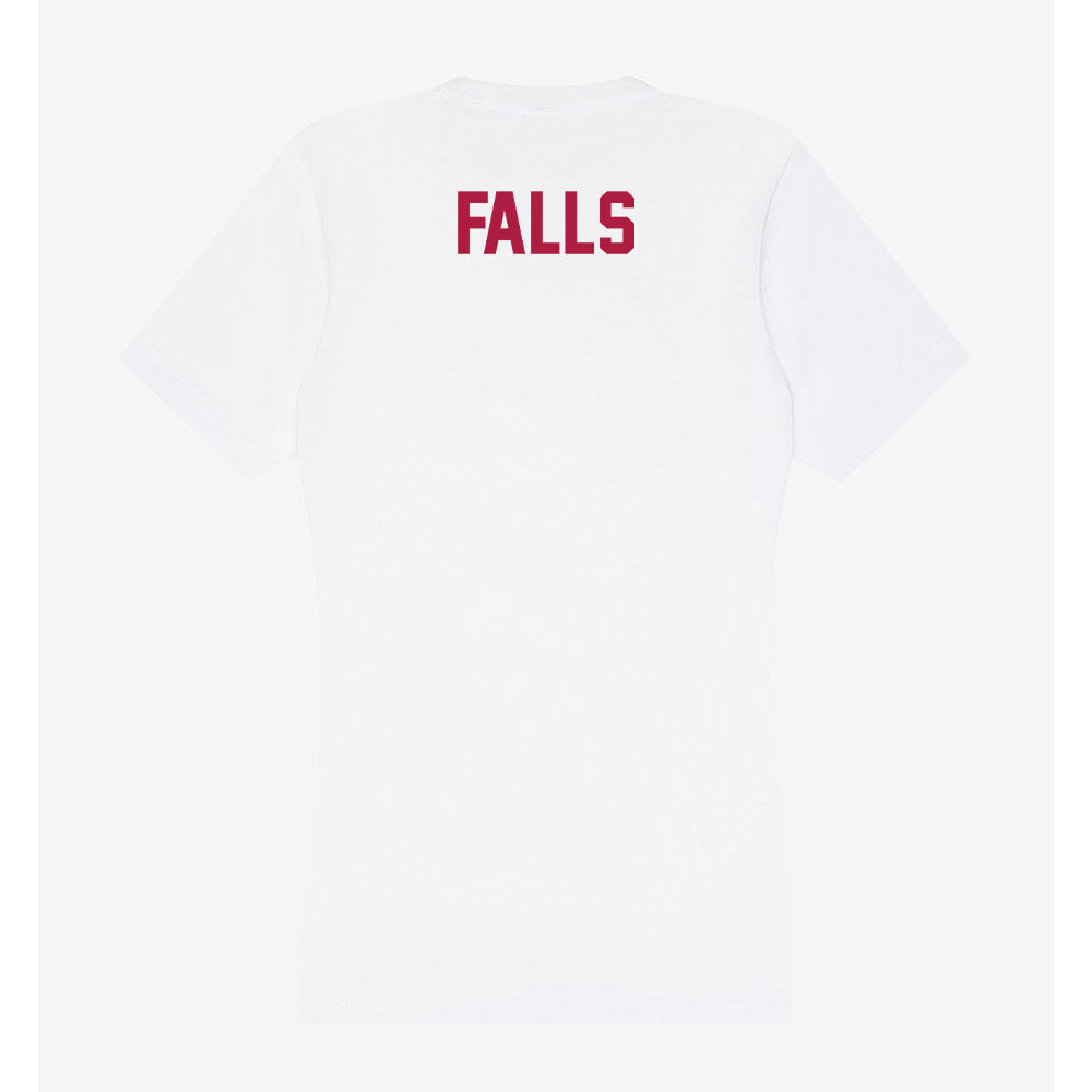 Detroit Mercy - NCAA Men's Track & Field : Kyle Falls - Women's V-Neck T-Shirt-1
