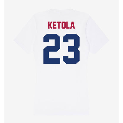 Detroit Mercy - NCAA Softball : Wendy Ketola - Women's V-Neck T-Shirt-1