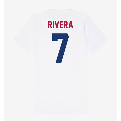 Detroit Mercy - NCAA Women's Soccer : Jada Rivera - Women's V-Neck T-Shirt-1
