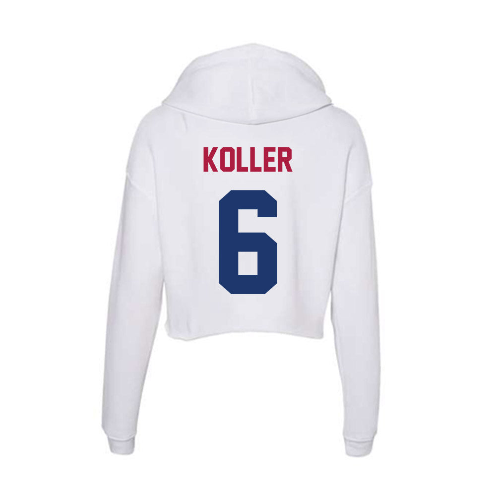 Detroit Mercy - NCAA Women's Lacrosse : Julienna Koller - Women's Crop Fleece Hoodie-1