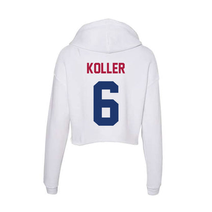 Detroit Mercy - NCAA Women's Lacrosse : Julienna Koller - Women's Crop Fleece Hoodie-1