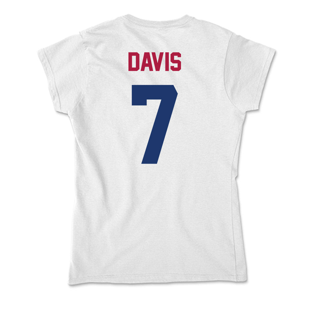 Detroit Mercy - NCAA Men's Lacrosse : Tristen Davis - Soft Style Women’s T-Shirt-1