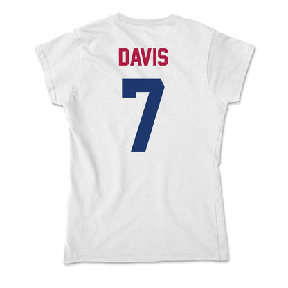 Detroit Mercy - NCAA Men's Lacrosse : Tristen Davis - Soft Style Women’s T-Shirt-1