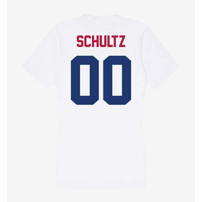 Detroit Mercy - NCAA Softball : Savannah Schultz - Women's V-Neck T-Shirt-1