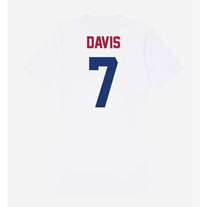Detroit Mercy - NCAA Men's Lacrosse : Tristen Davis - Women's V-Neck T-Shirt-1
