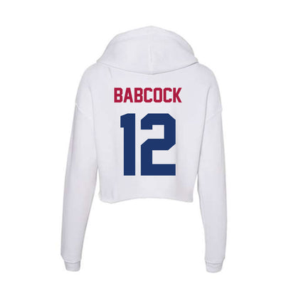 Detroit Mercy - NCAA Softball : Natalie Babcock - Women's Crop Fleece Hoodie-1