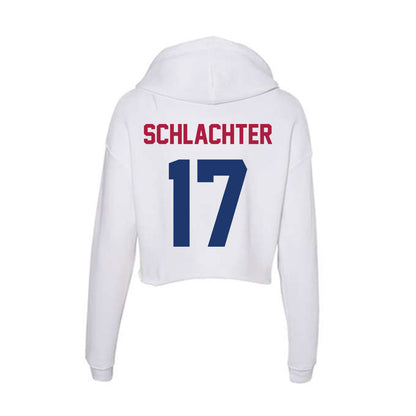 Detroit Mercy - NCAA Softball : Hannah Schlachter - Women's Crop Fleece Hoodie-1