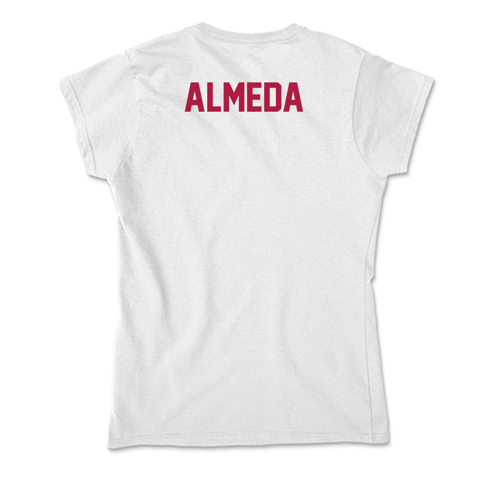 Detroit Mercy - NCAA Men's Track & Field : John Almeda - Soft Style Women’s T-Shirt-1