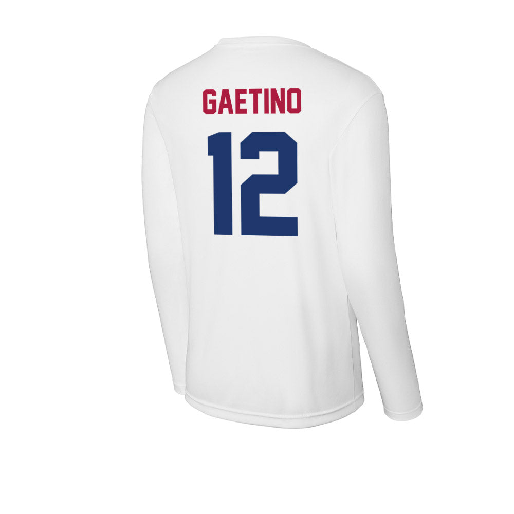 Detroit Mercy - NCAA Men's Soccer : Hayden Gaetino - Activewear Long Sleeve T-Shirt-2