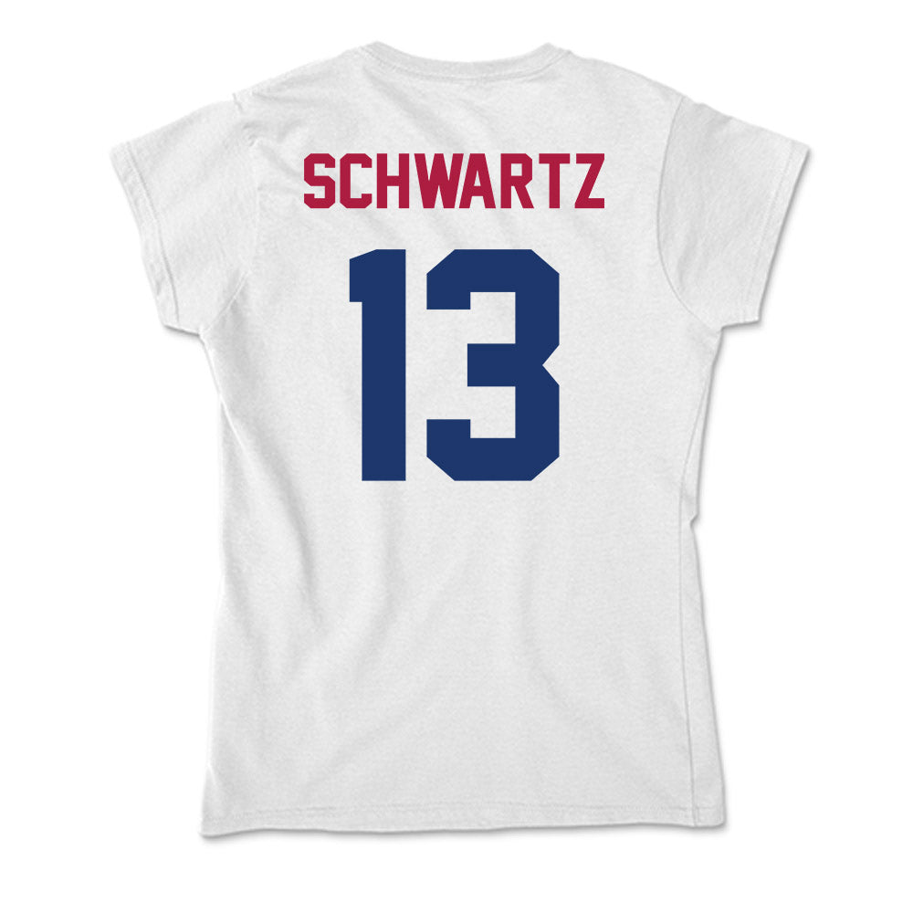 Detroit Mercy - NCAA Women's Basketball : Brendha Schwartz - Soft Style Women’s T-Shirt-1